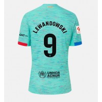Barcelona Robert Lewandowski #9 Replica Third Shirt Ladies 2023-24 Short Sleeve